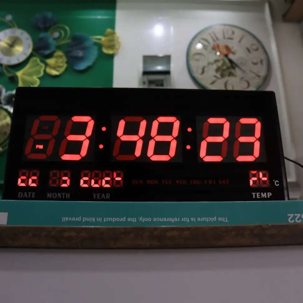 Introducing The Digital Calendar Clock With Day and Temperature