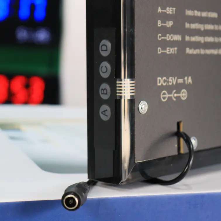 LED Digital Clock With Large Display, Multiple Alarms and Remote Control